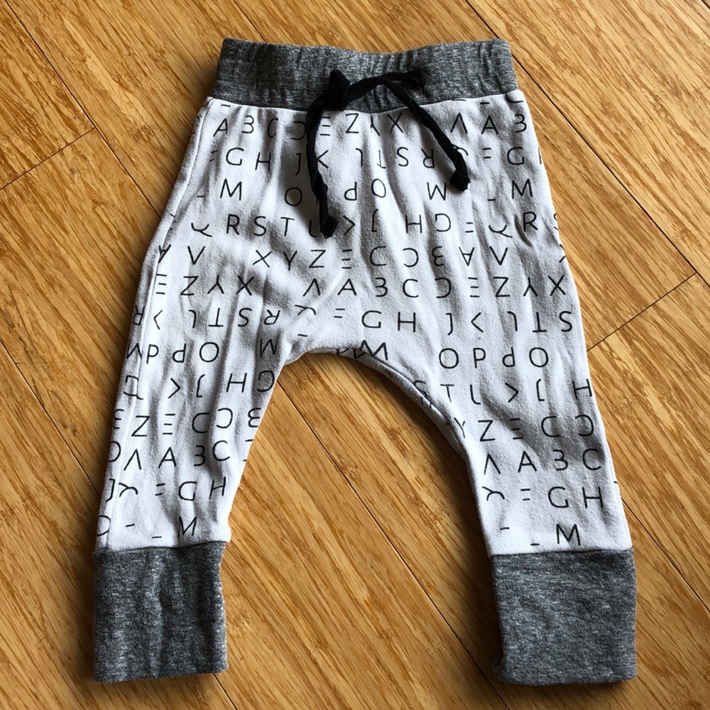 Huxbaby drop crotch pants (3-6 months)
